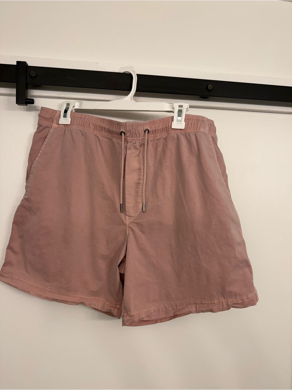 American Eagle Outfitters Men's Dusty Rose Drawstring Shorts